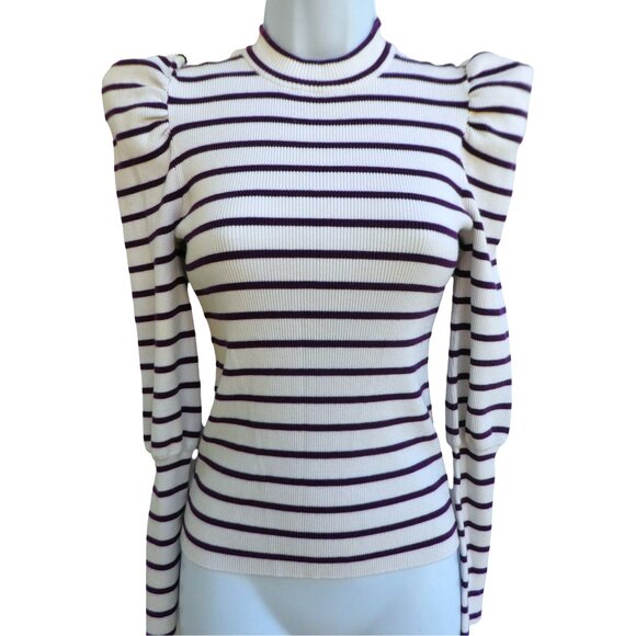 Habitual Girl Purple Corduroy Pinafore Overalls Knit Sweater Top Outfit Set 2pc - Picture 6 of 14